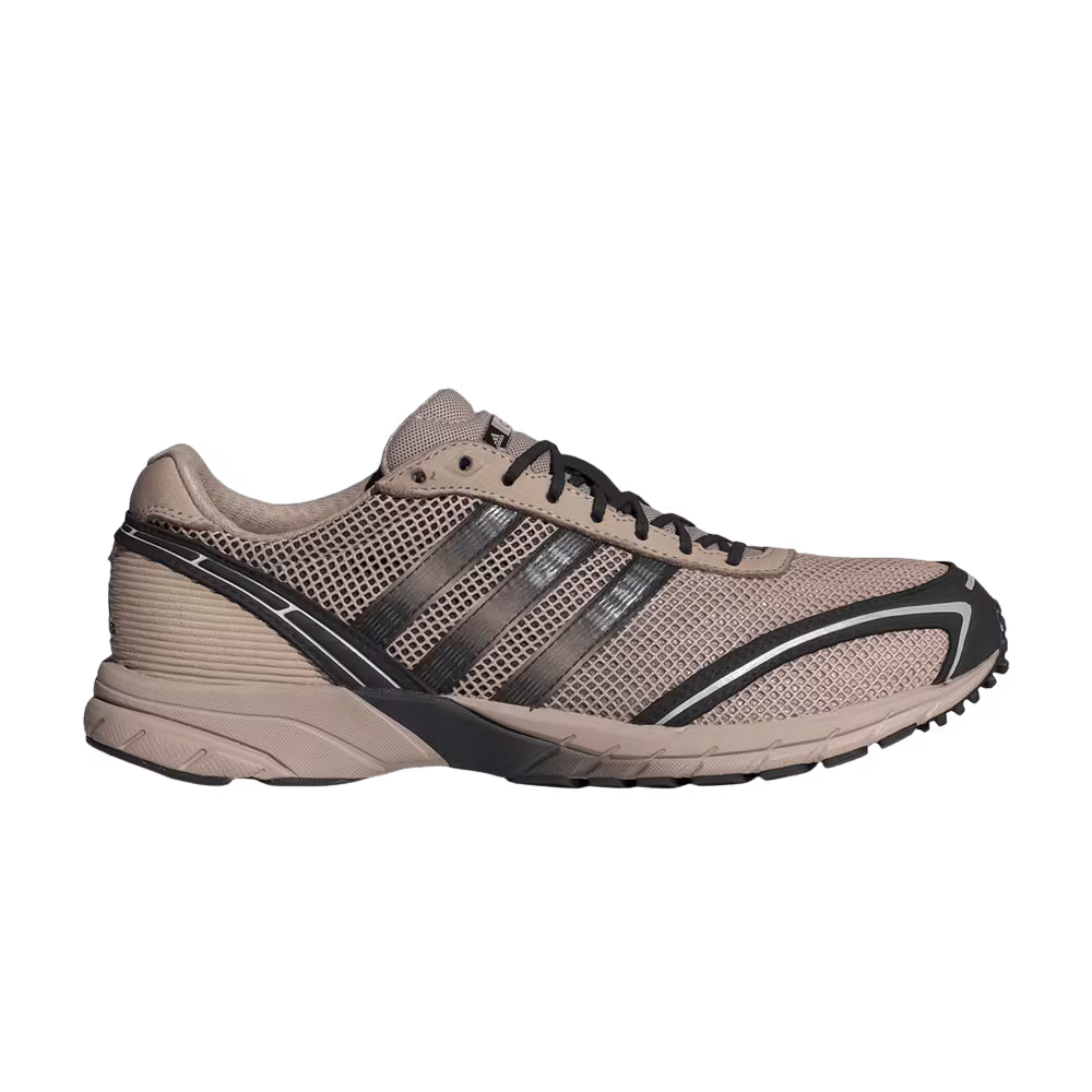 adidas Women's Adizero Adios OG Wonder Taupe Core Black Wonder Taupe