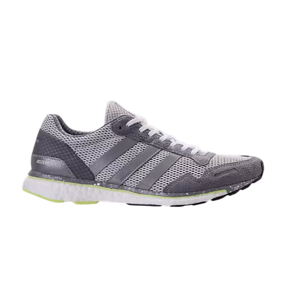 Adidas Women's Adizero Adios 3 Silver Metallic