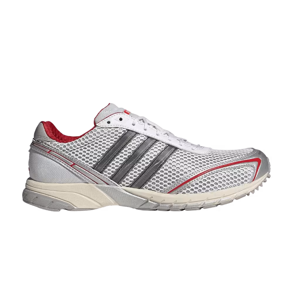 adidas Women's Adizero Adios OG Silver Metallic Core Black