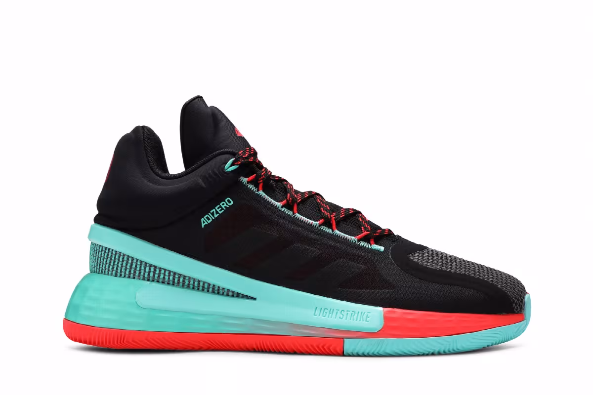Adidas D Rose 11 Avatar Pack - Black Bright Red, view 2