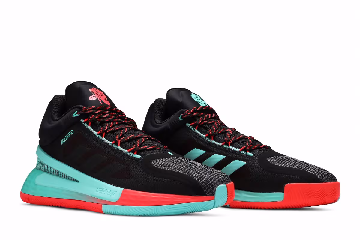 Adidas D Rose 11 Avatar Pack - Black Bright Red, view 9