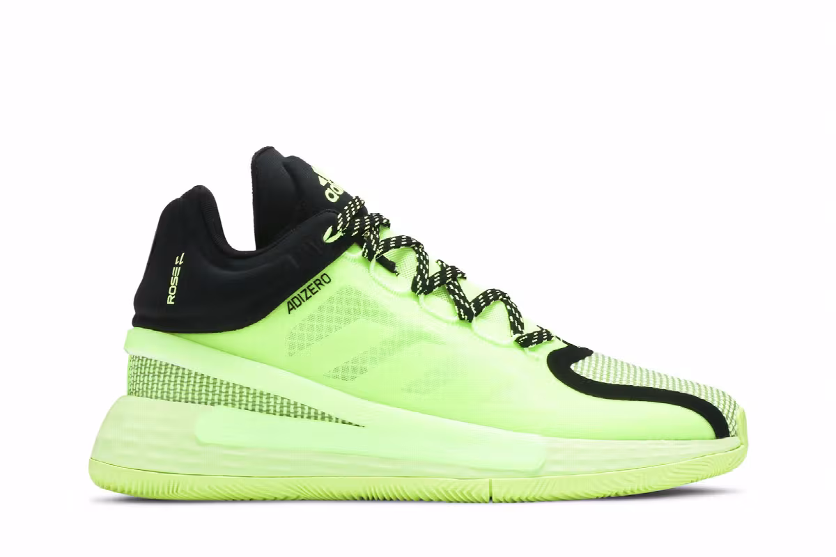 adidas D Rose 11 Signal Green, view 2