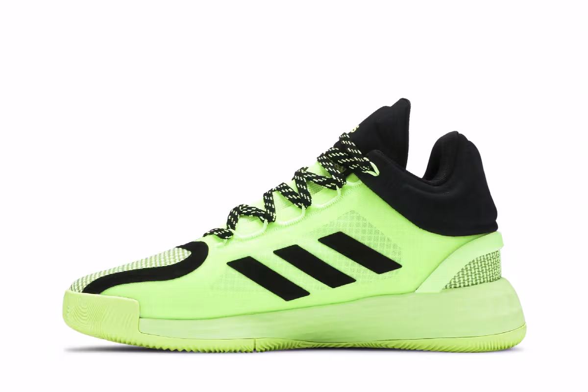 adidas D Rose 11 Signal Green, view 4