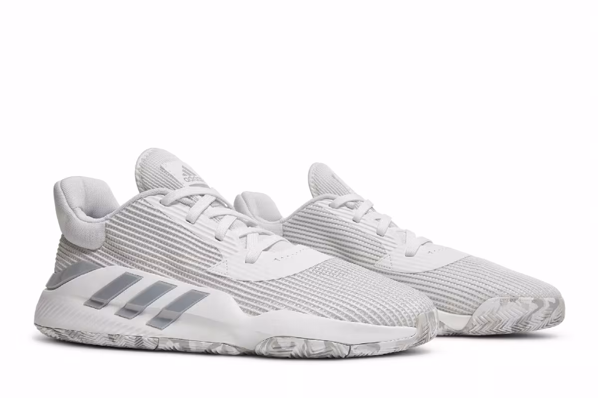Adidas Pro Bounce 2019 Low White Grey, view 9