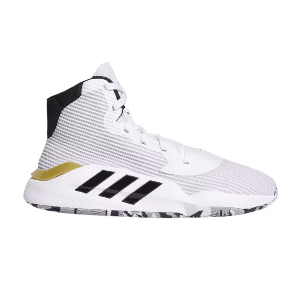 Adidas Pro Bounce 2019 White Gold Metallic