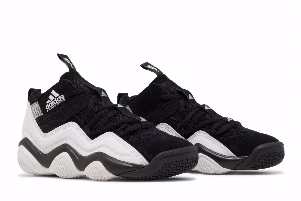 adidas Top Ten 2000 Black White, view 9