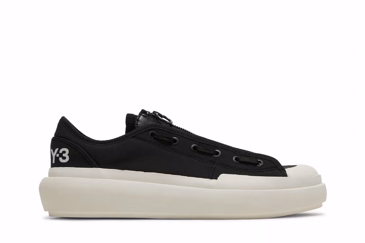 adidas Y-3 Ajatu Court Low Black White, view 2