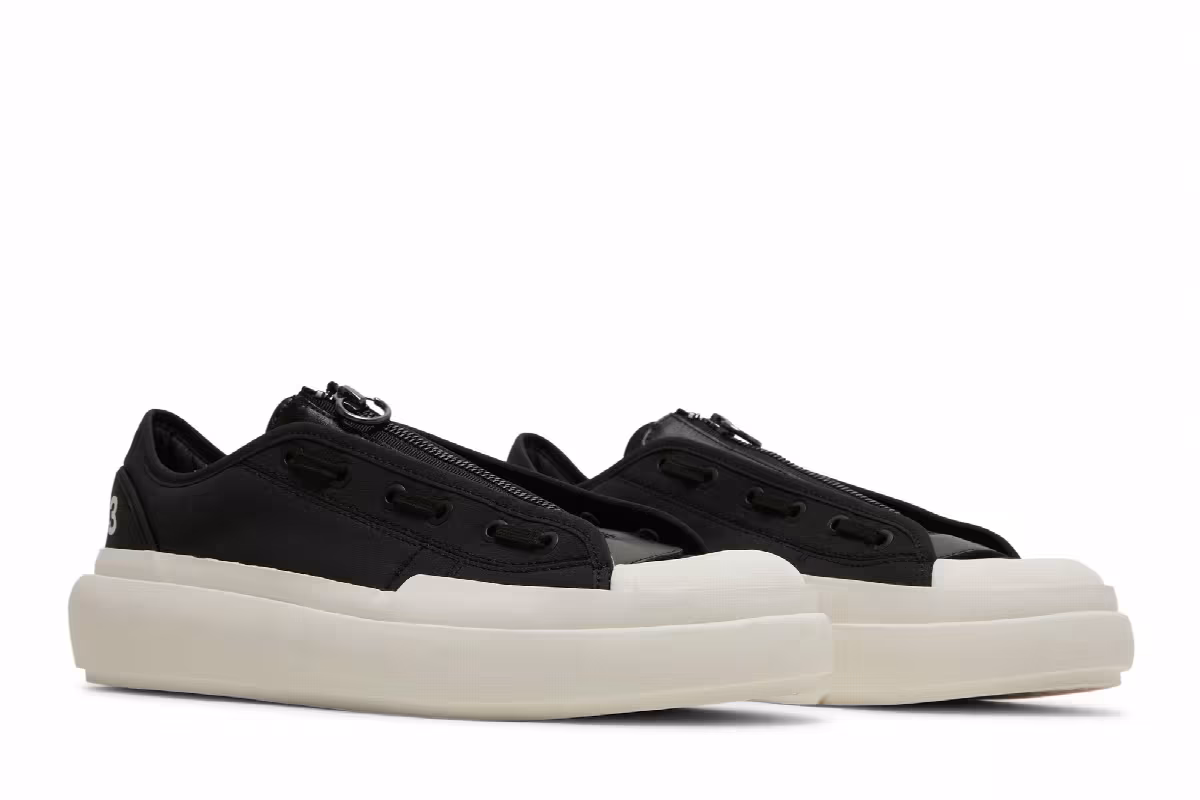 adidas Y-3 Ajatu Court Low Black White, view 9