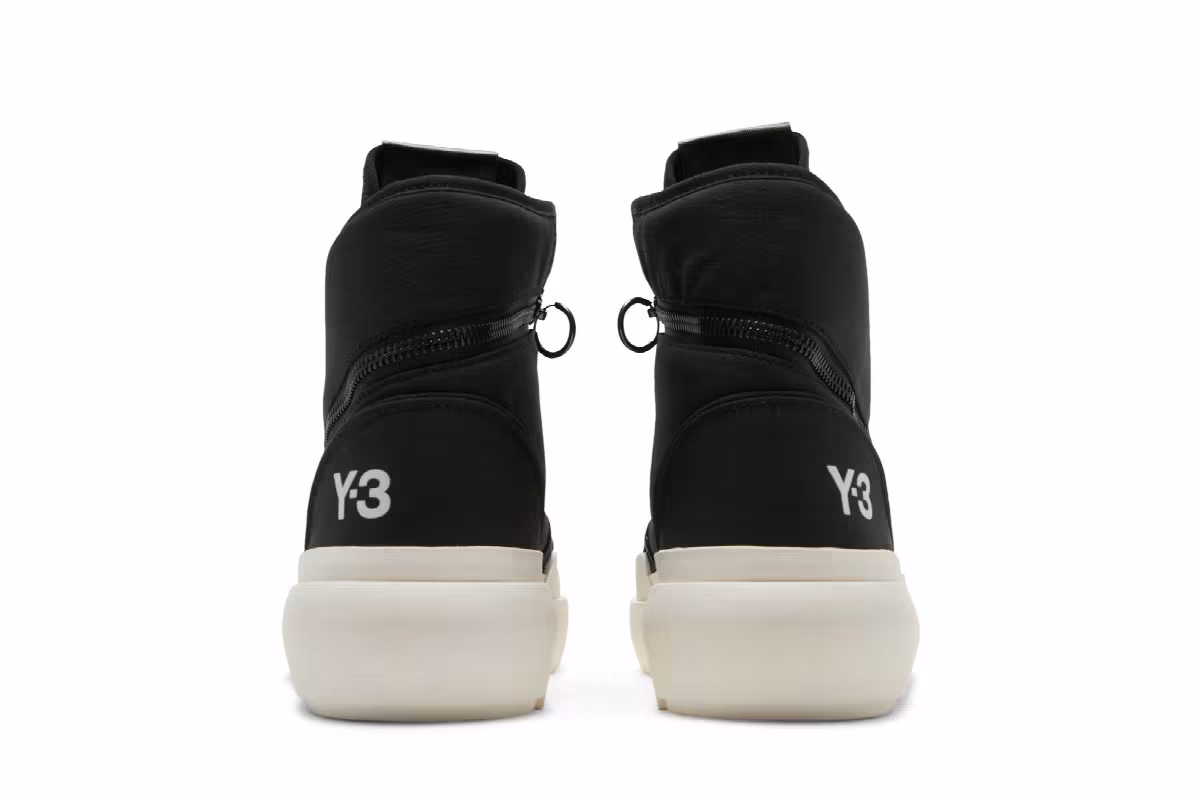 adidas Y-3 Ajatu Court High Black White, view 7