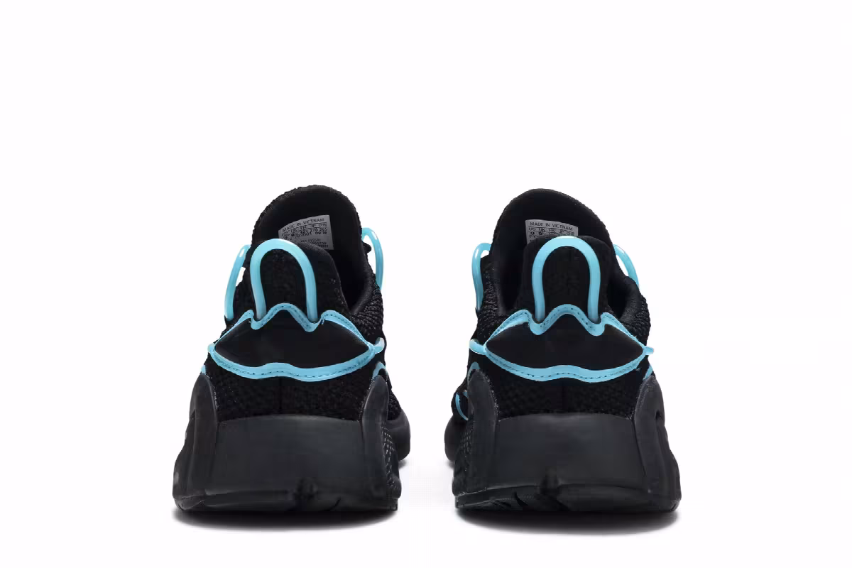 Adidas LXCON Black Bright Cyan, view 7