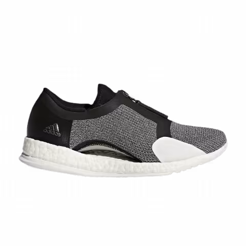 Adidas Wmns PureBoost X Trainer Zip 'Black Silver Metallic'