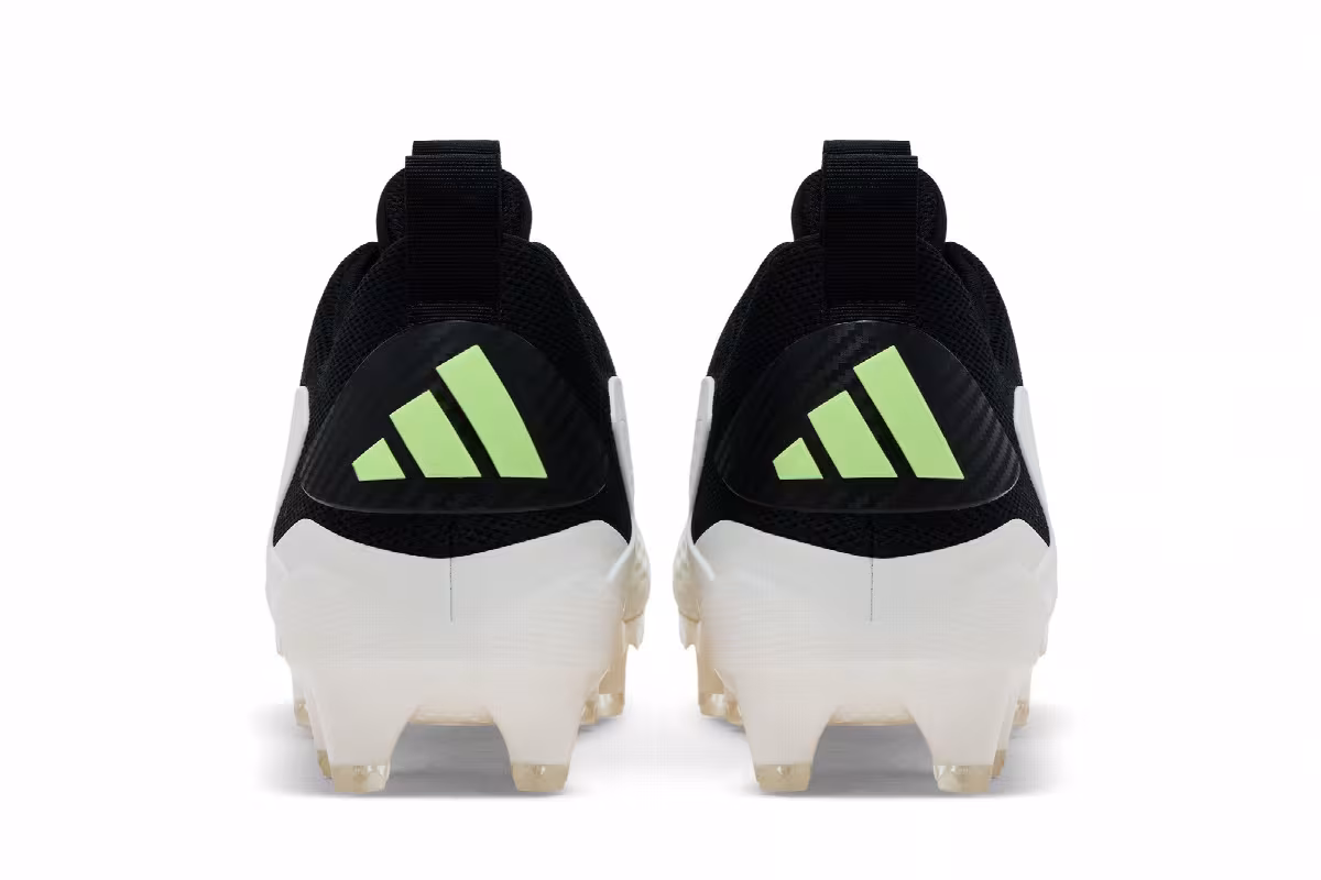 adidas AE 1 Low Football Cleat Black White, view 7