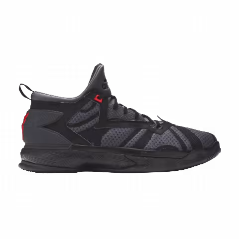 Adidas D Lillard 2 'Core Black Vivid Red'