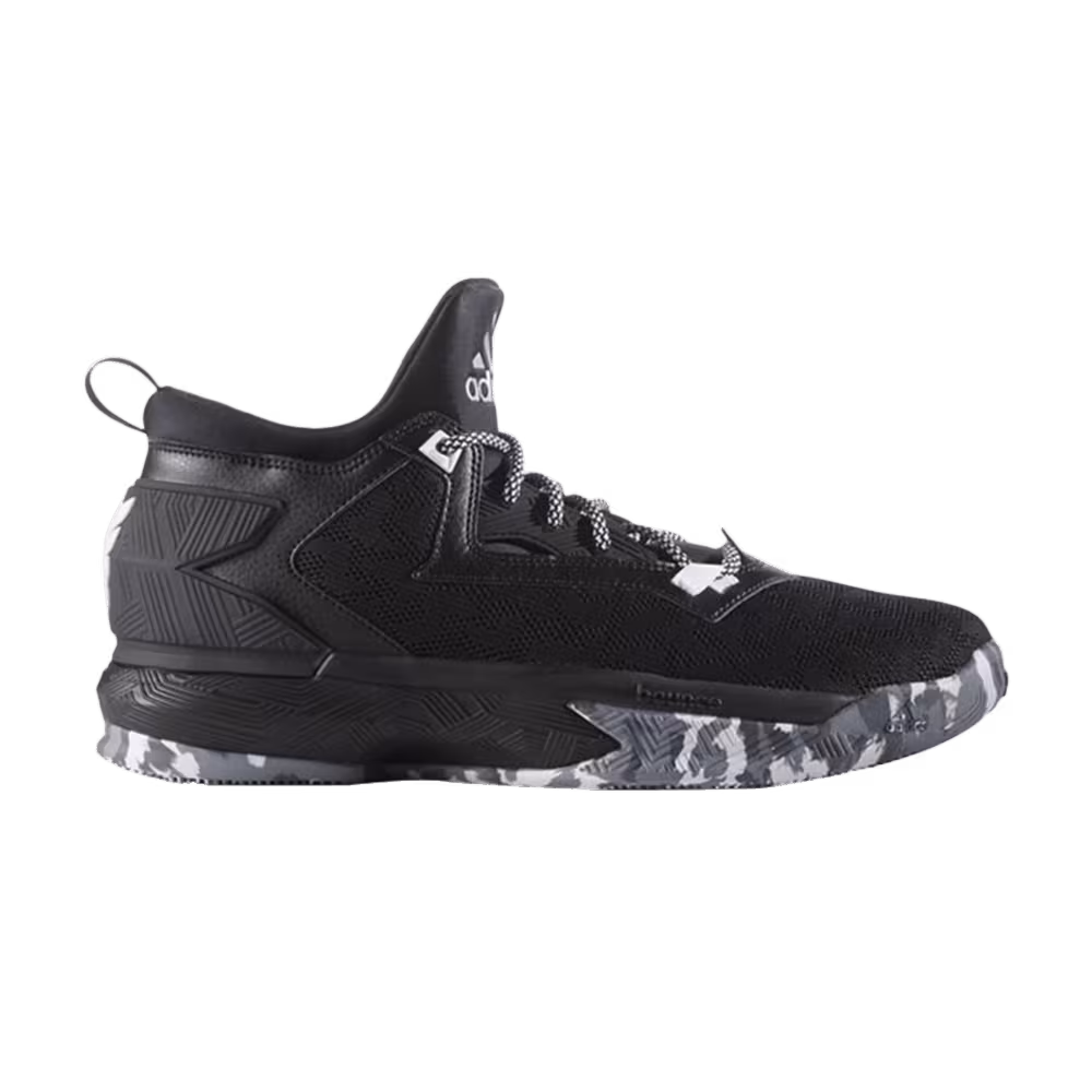 Adidas D Lillard 2 Black White Grey