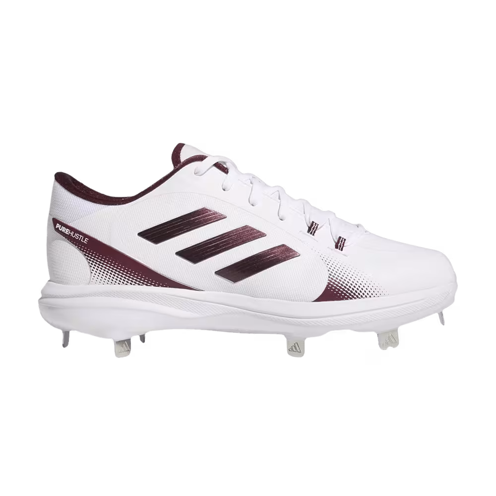 Adidas Women's PureHustle 2 White Team Maroon