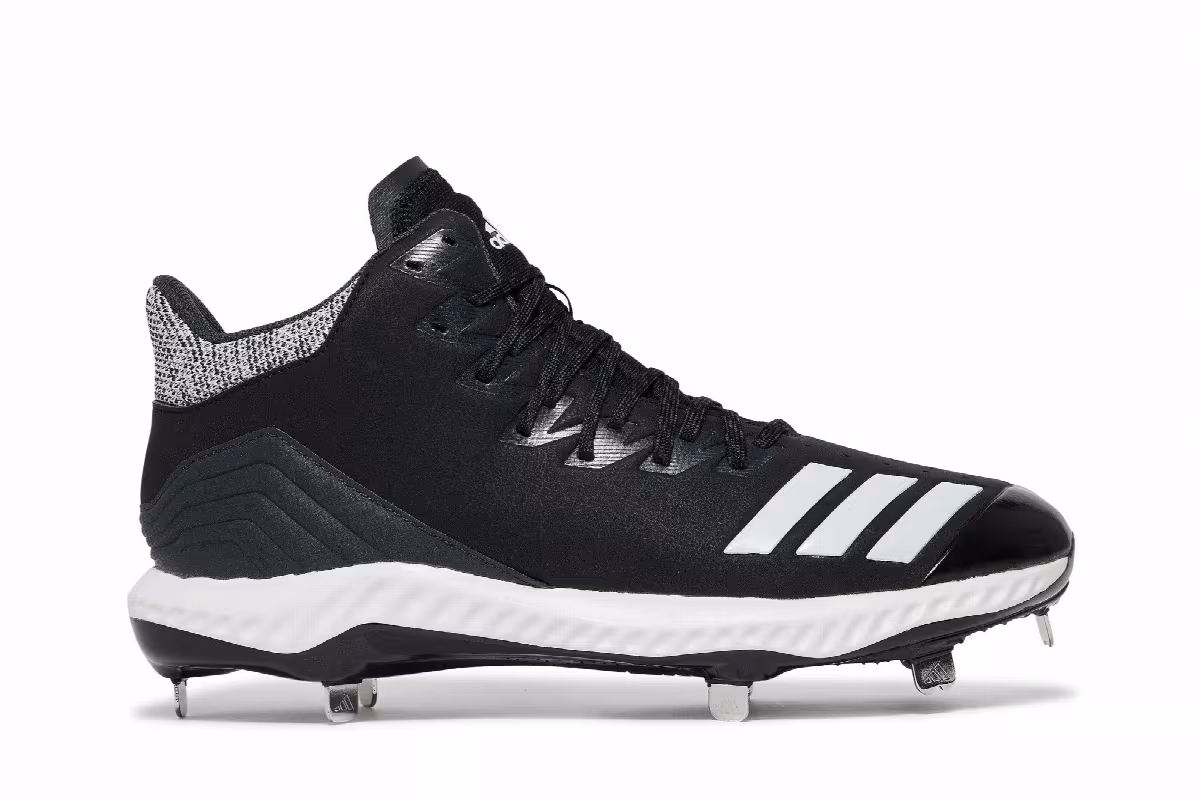 Adidas Icon Bounce Mid Black White, view 2