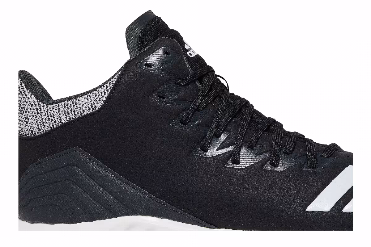 Adidas Icon Bounce Mid Black White, view 3