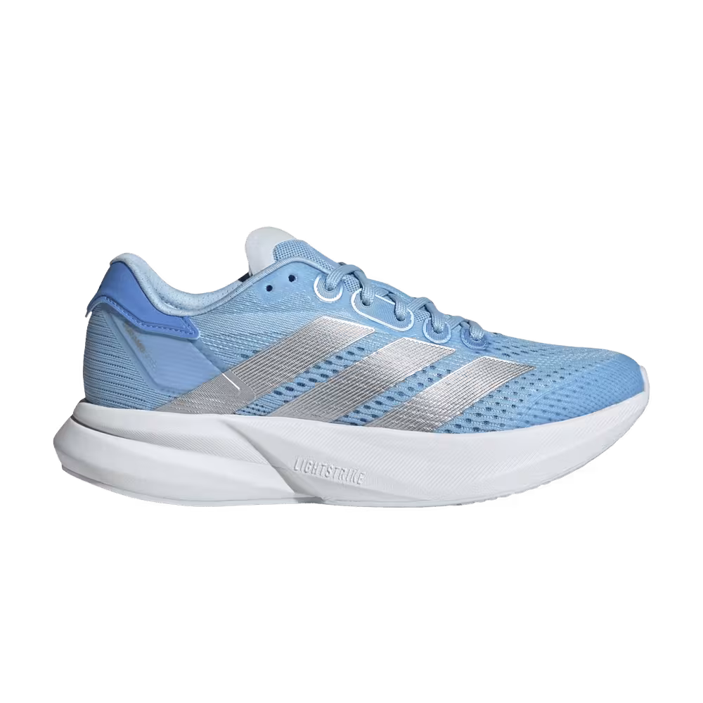 adidas Women's Duramo Speed 2 Glow Blue Silver Metallic