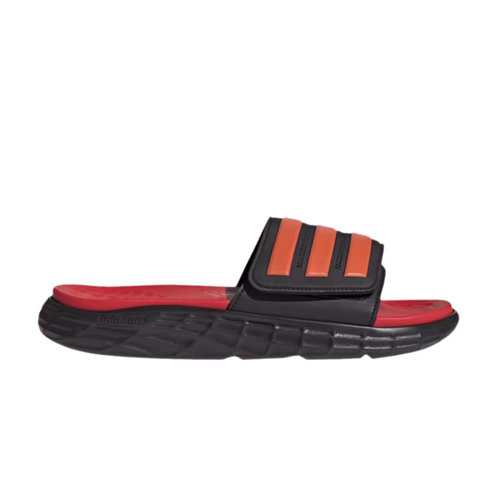 Adidas Duramo SL Slide Black Solar Red