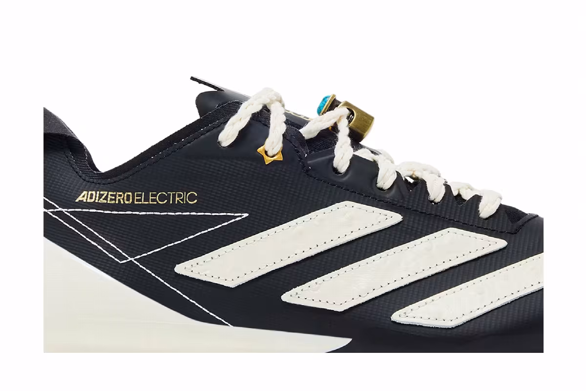 adidas Adizero Electric II Rodeo Core Black Off White, view 3
