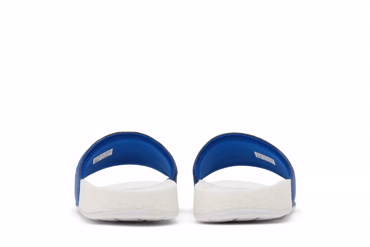 Adidas Adilette Boost Slide White Royal Blue, view 7