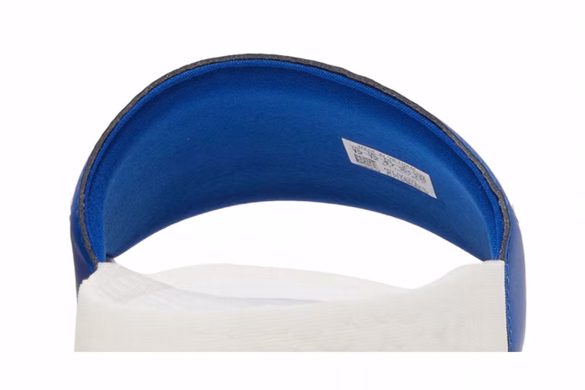 Adidas Adilette Boost Slide White Royal Blue, view 8