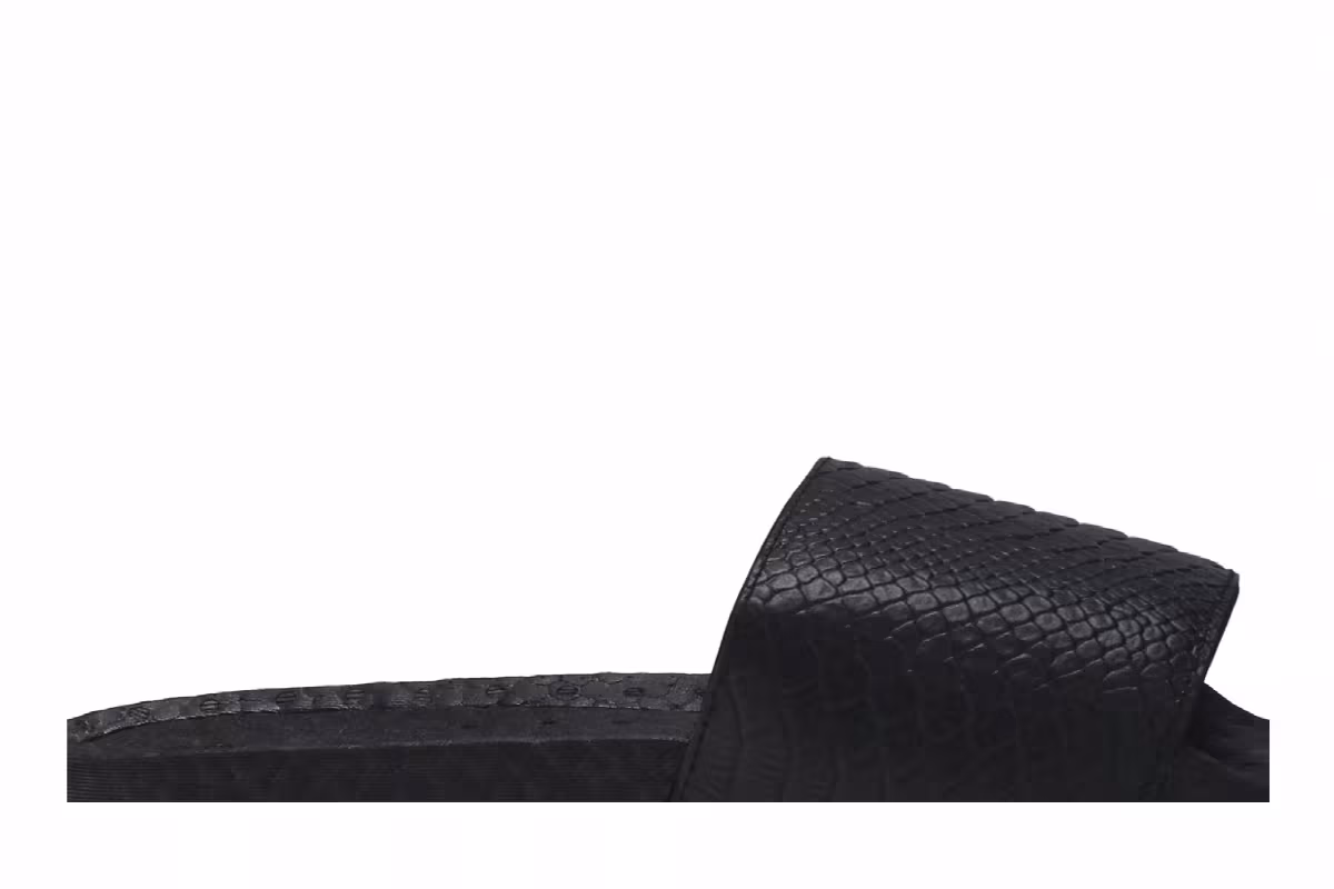Adidas Adilette Boost Slides Snakeskin, view 3