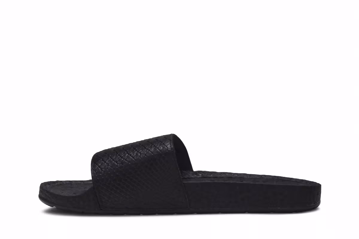 Adidas Adilette Boost Slides Snakeskin, view 4