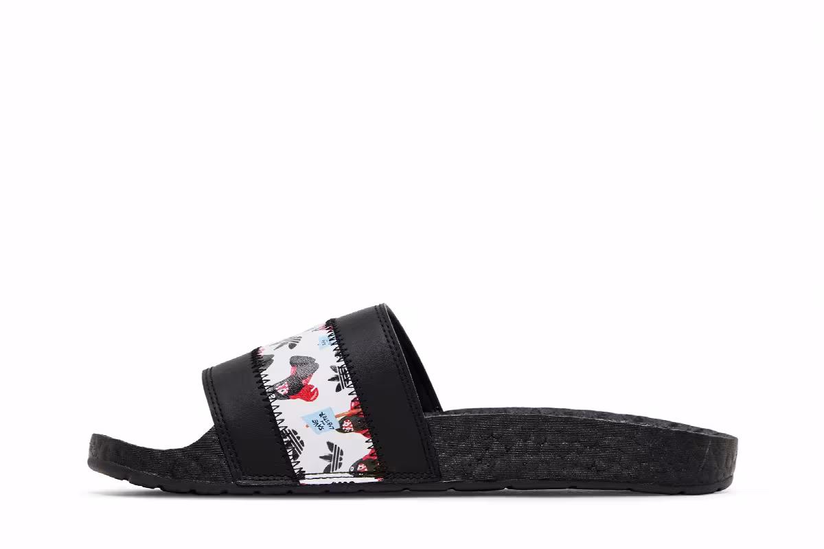 Philip Colbert x adidas Adilette Boost Save The Lobster, view 4