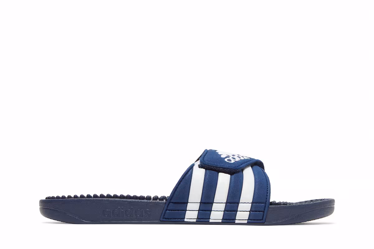 adidas Adissage Slides Dark Blue, view 2