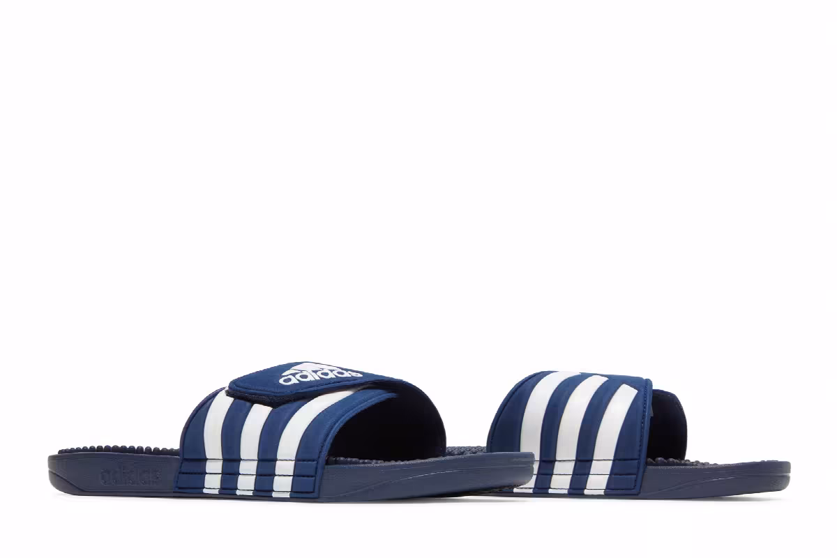 adidas Adissage Slides Dark Blue, view 9