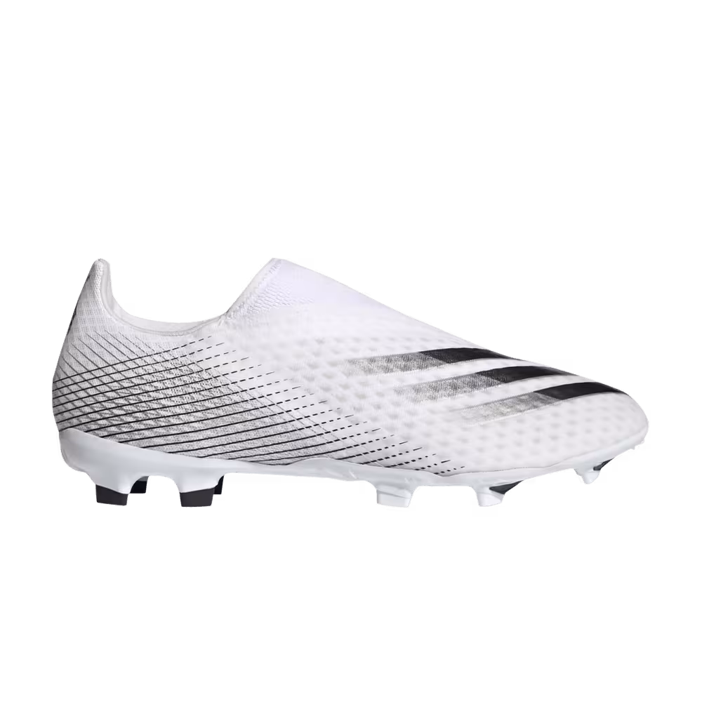 Adidas X Ghosted.3 Laceless FG White Black