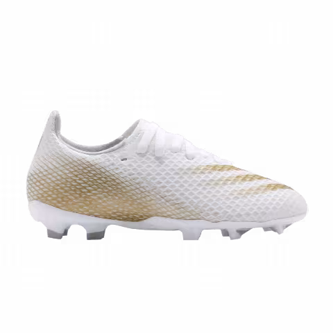 Adidas X Ghosted.3 FG J 'White Metallic Gold Melange'