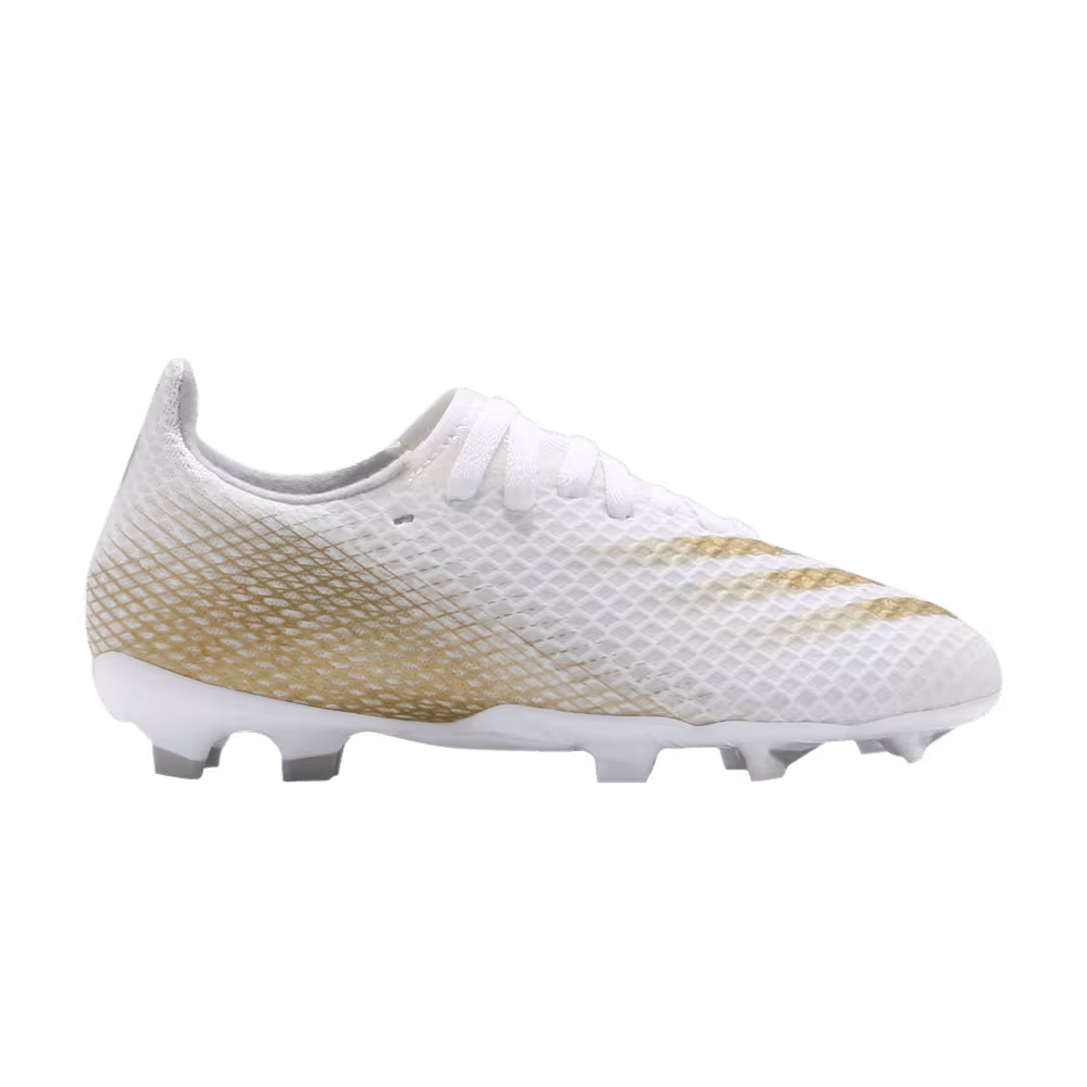 Adidas X Ghosted.3 FG J White Metallic Gold Melange