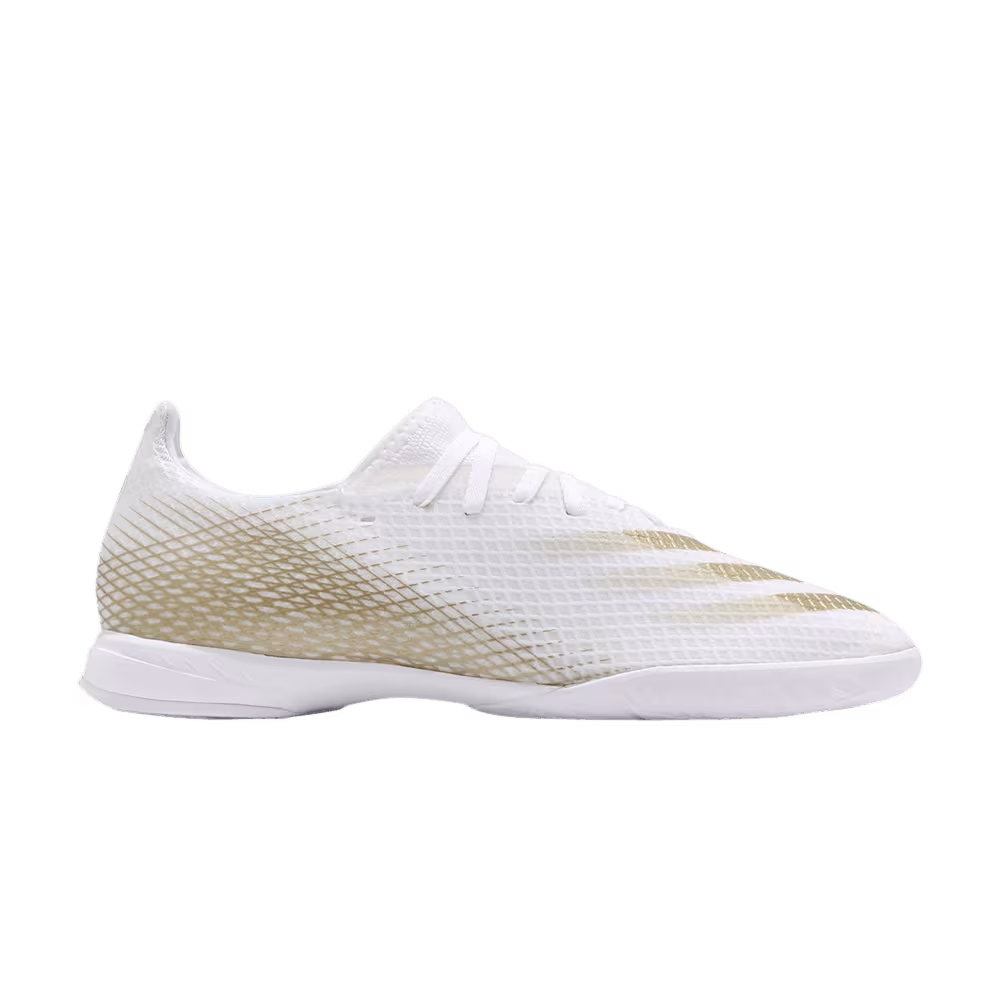 Adidas X Ghosted.3 IN White Metallic Gold Melange