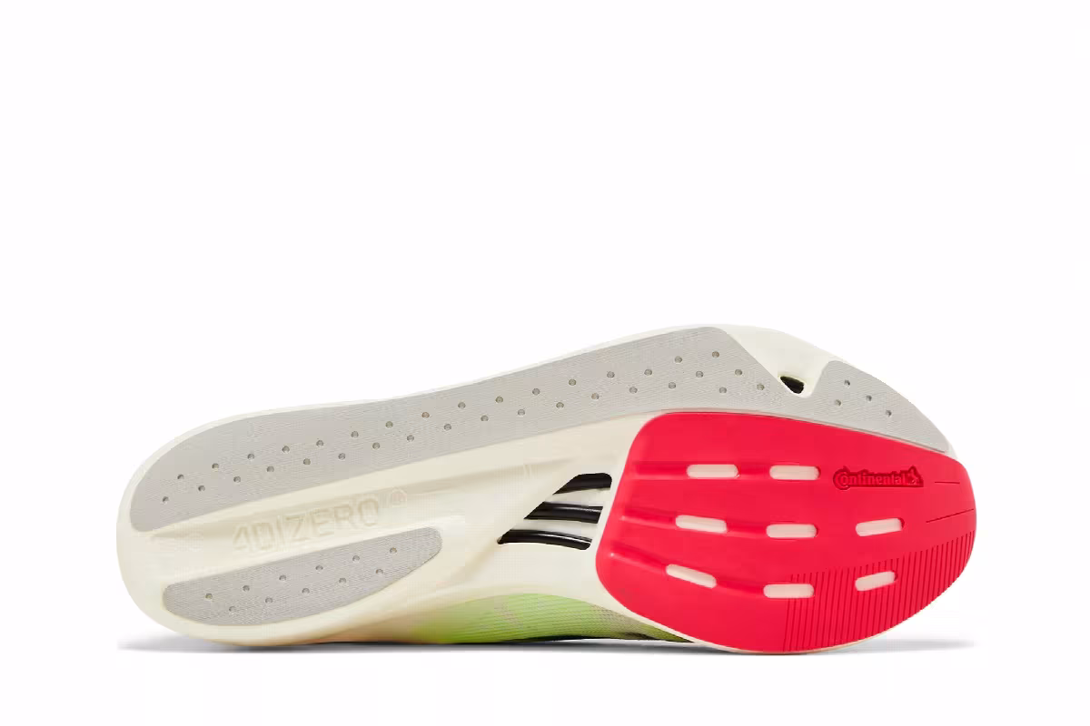 Adidas Women's Adizero Takumi Sen 10 White Black Lucid Red, view 5
