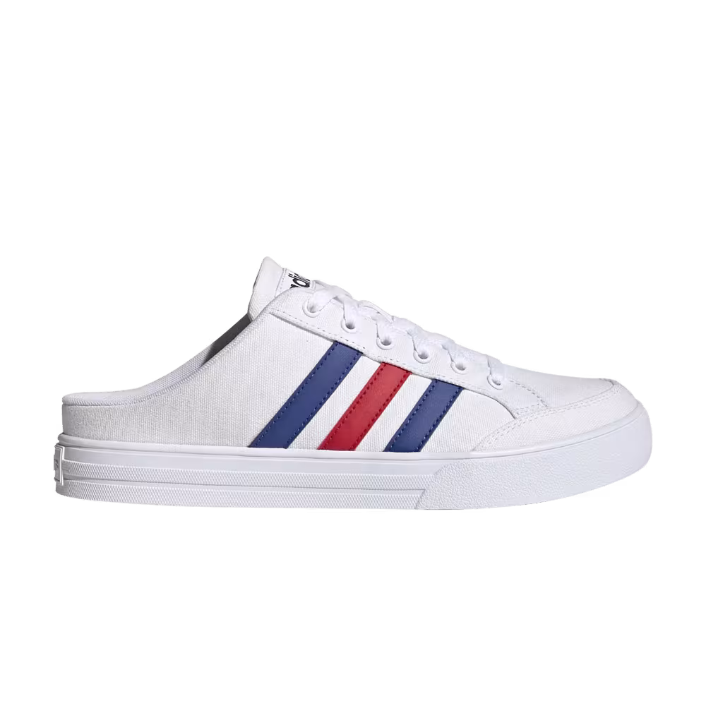 Adidas VS Set Mule White Royal Blue Scarlet