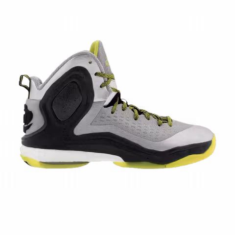 Adidas D Rose 5 Boost J 'Silver Black Yellow'