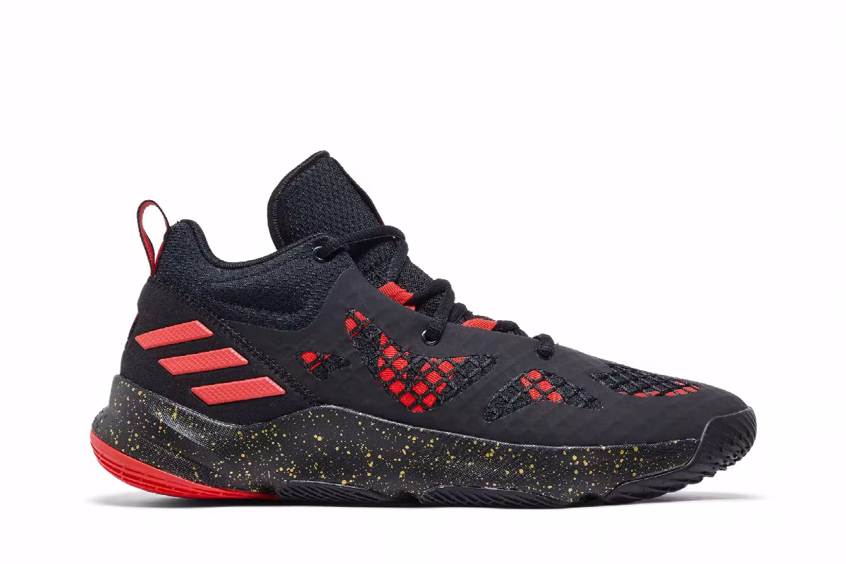 adidas Pro N3XT 2021 Black Vivid Red, view 2
