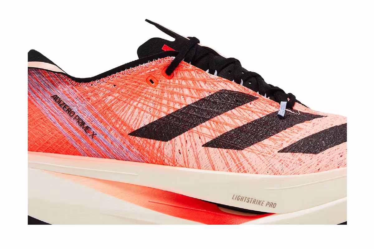 adidas Adizero Prime X Strung Solar Red, view 3