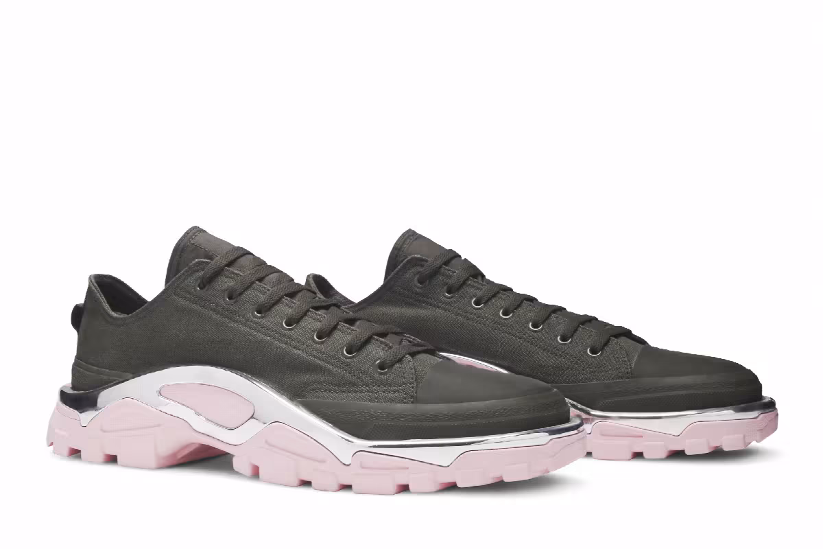 Raf Simons x adidas Detroit Runner Olive, view 9