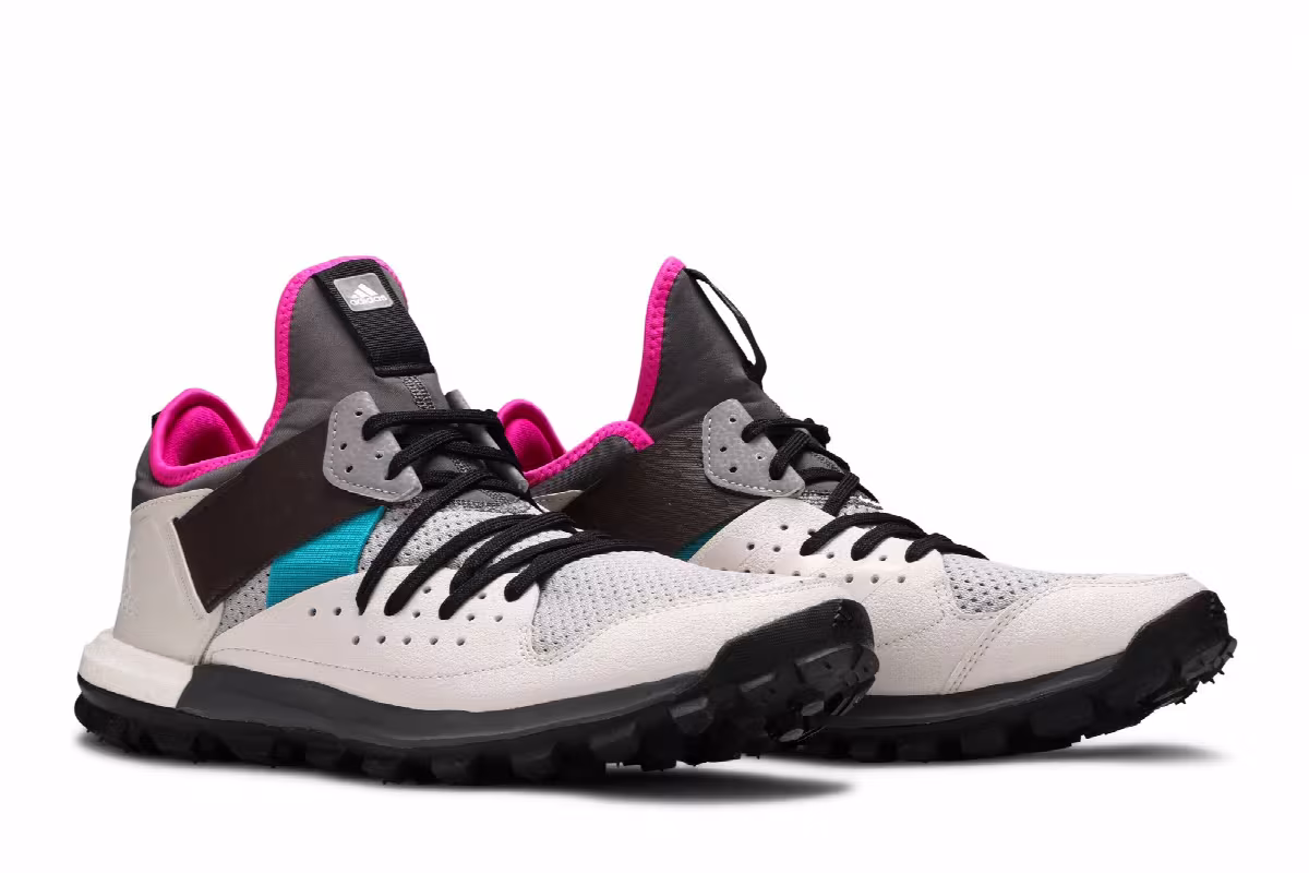 Kolor x adidas Response TR White Grey Violet, view 9