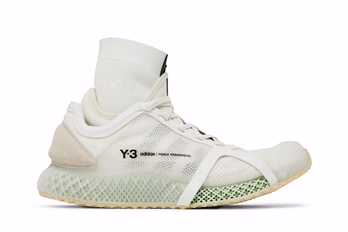 adidas Y-3 Runner 4D IOW Mid Core White, view 2