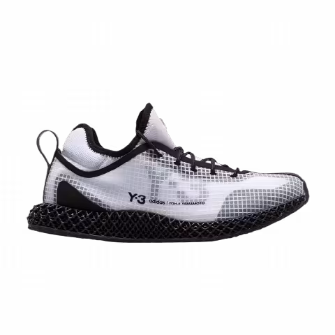 Adidas Y-3 Runner 4D IO 'White Black'