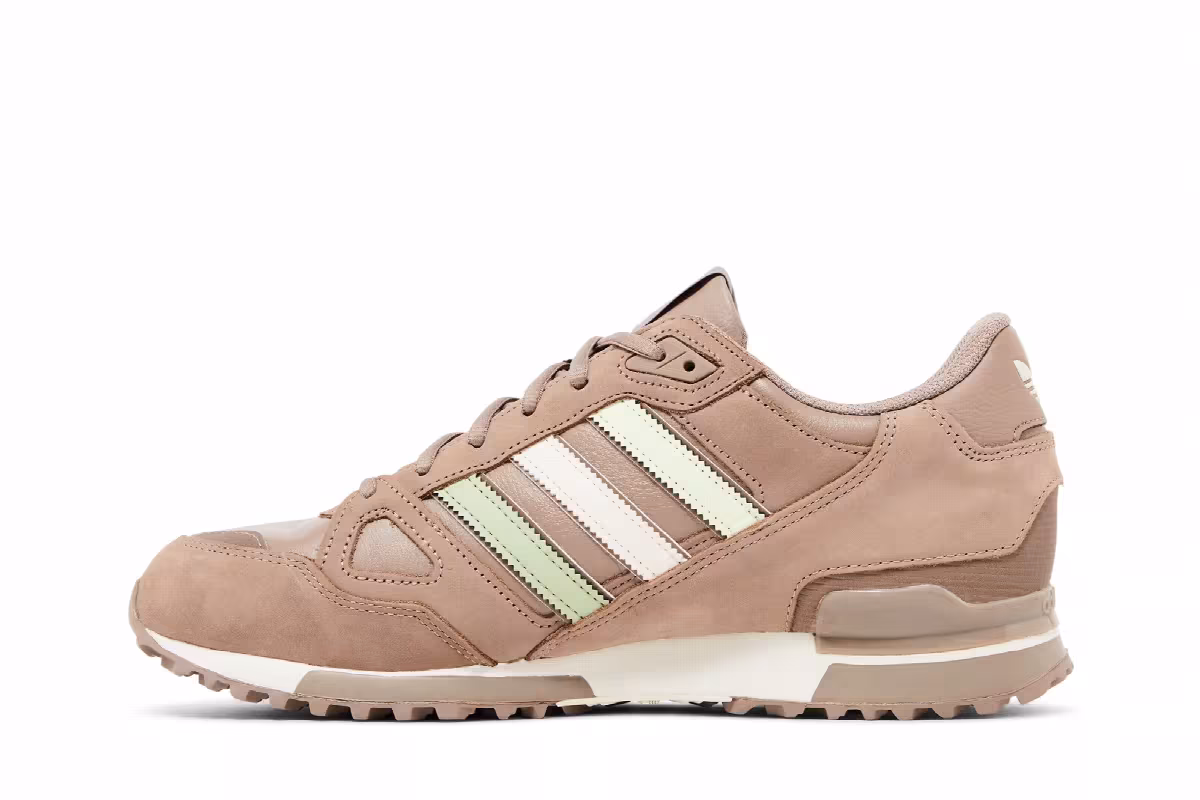 adidas ZX 750 Chalky Brown Almost Lime, view 4