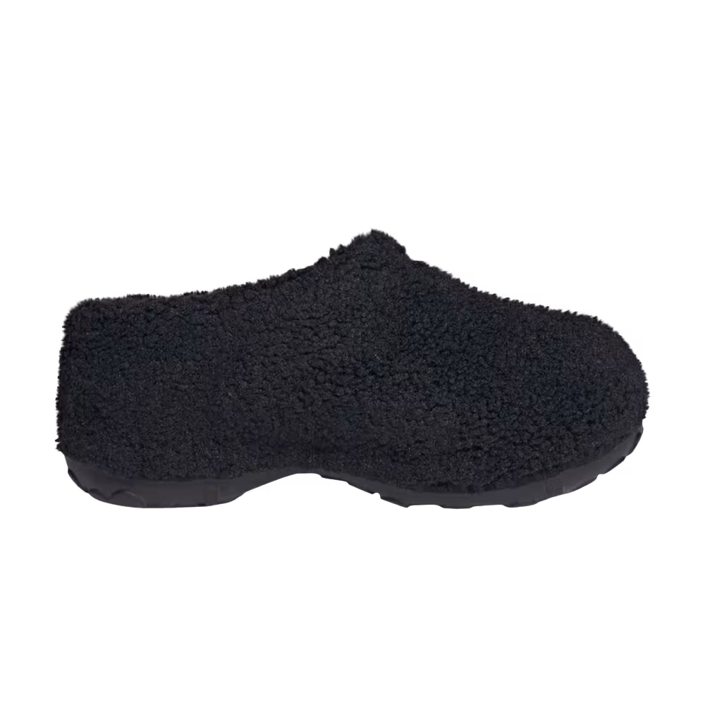 adidas Women's Adifom Stan Smith Mule Sherpa Fleece Pack - Black