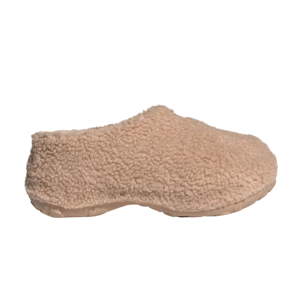 adidas Women's Adifom Stan Smith Mule Sherpa Fleece Pack - Beige
