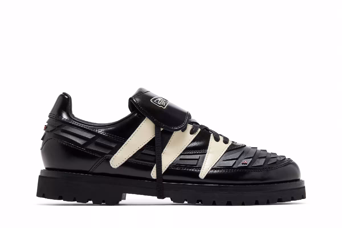 Brain Dead x adidas Predator Black White, view 2