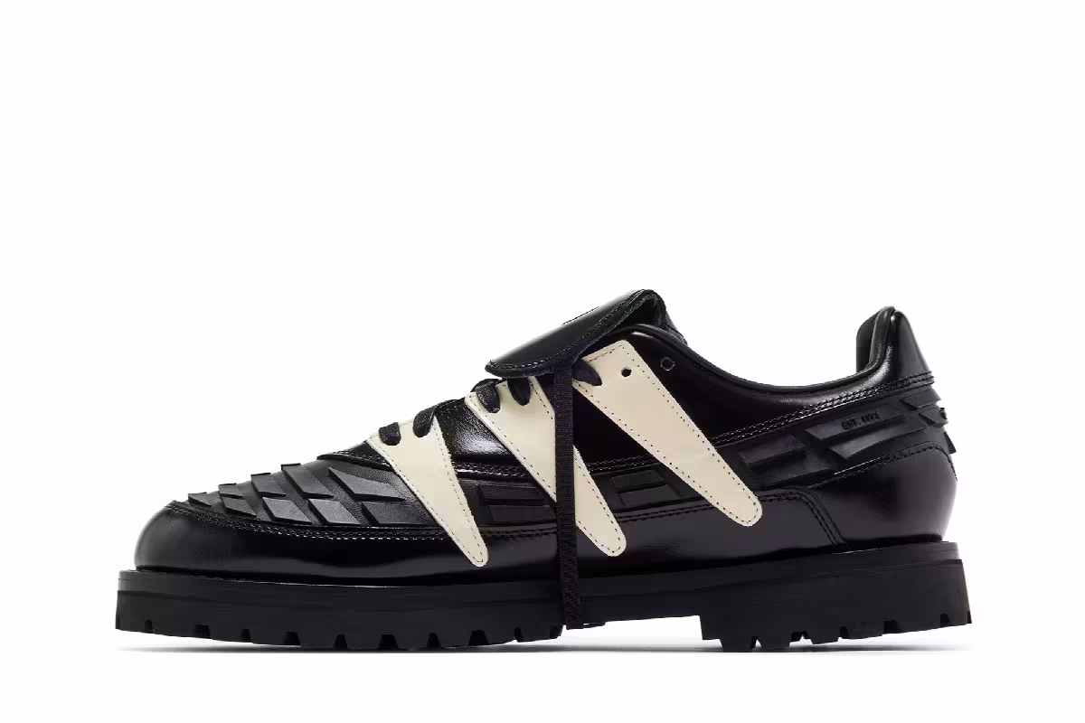 Brain Dead x adidas Predator Black White, view 4