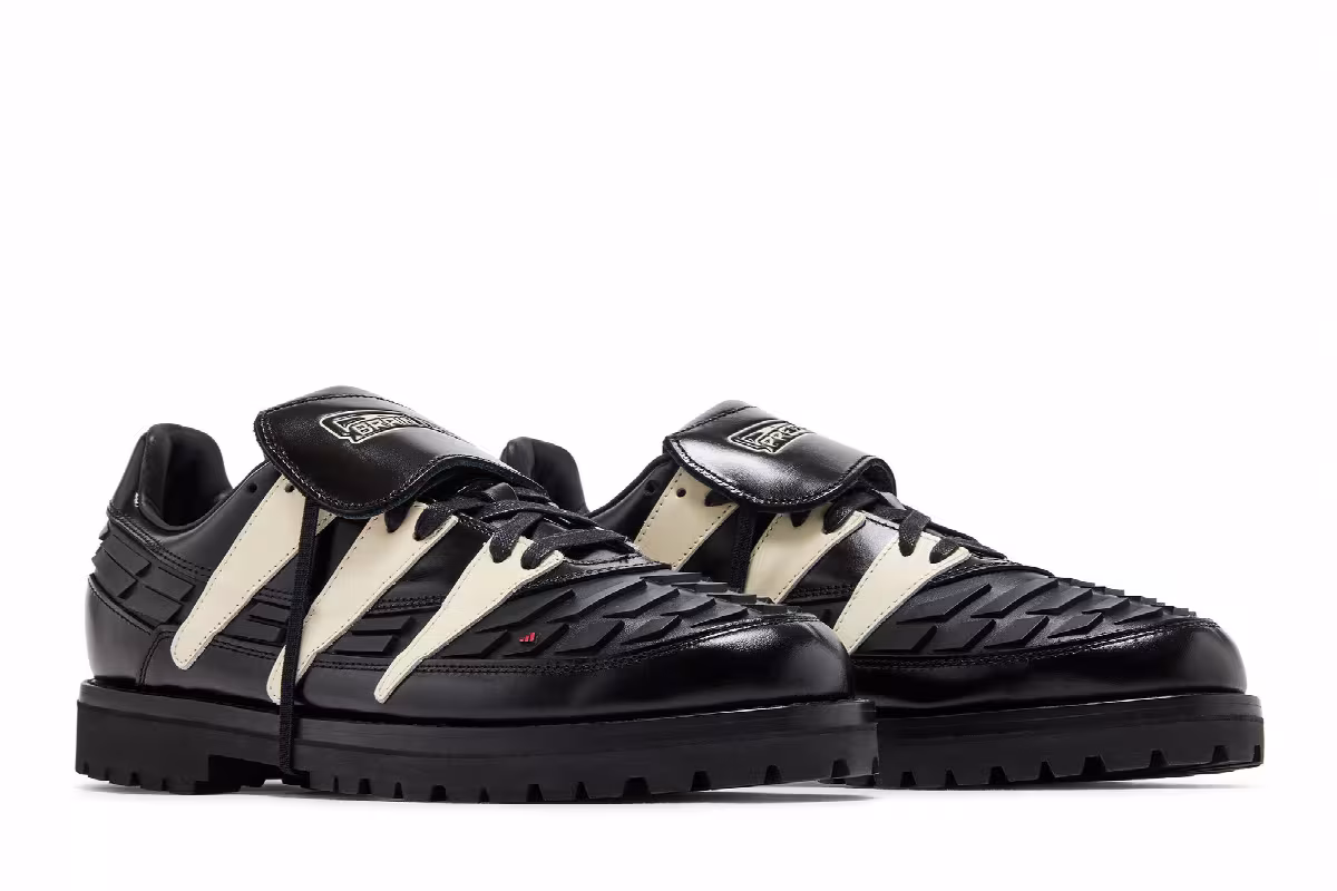 Brain Dead x adidas Predator Black White, view 9